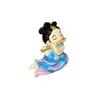Nuevo Dibujo Animado Dinastía Tang Chica de Luoyang instrumento musical Apsara creativo tridimensional dibujos animados resina magnético pegatinas para refrigerador viaje Ji
