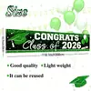 Banner de Temporada de Graduación Nueva Transfronterizo Amazon Negro Oro Diseño de Fiesta de Graduación Banner de Atmósfera para Decoración Exterior Tela para Colgar