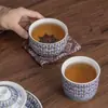 Taza Redonda de Cerámica Esmalte de Soda Mil Budas Taza de Té Personal de Gama Alta Taza de Maestro Taza de Té Taza de Té Juego de Té Kung Fu