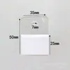 Empaque Transparente de PET con Gancho Caja de Color Gancho Autoadhesivo Agujero Redondo Gancho de Alta Adherencia Ranura de PVC Colgador Gancho de Hojas Sueltas