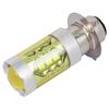Faro de motocicleta garra sencilla H6 2835 16led PX15D alta potencia 4300K faro led luz amarilla