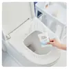 Tapete de Vaso Sanitário Descartável com Impressão de Camada Dupla para Uso Doméstico, Uso em Hotéis, Pousadas, Tapete de Vaso Sanitário Portátil para Viagem, Capa de Vaso Sanitário