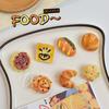 Han Feng Broche de Hamburguesa de Simulación Lindo Ins Estilo Insignia Pin Ropa Bolsa Niños Divertido Dulce Accesorios Pareja