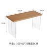 Escritorio de Esquina de Madera Maciza Escritorio para Computadora en Forma de L para Dormitorio en Casa Escritorio de Esquina Simple Moderno Escritorio de Escritura para Estudiantes