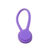 Organizador de Cables Color Sólido Simple Silicona Almacenamiento de Cables de Datos Escritorio Cable de Audífonos Cable de Carga Sujeta Cables Envoltura Enrollado de Cables