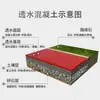 Mejorador de Concreto Permeable de Color Aditivo Ligante para Suelos y Carreteras Material para Pisos de Concreto Permeable Agente Protector