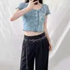 Ins Internet Celebridade Estilo Frio Das Mulheres Geométrica Amor cadeia de cintura Calças de Metal cadeia cadeia Cinto cadeia de cintura