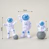 Decoración de pastel de astronauta decoración niño espacio Planeta universo Galaxia cohete decoración de pastel tarjeta enchufe