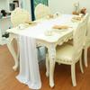 Estilo Europeu e Americano Transfronteiriço Amazon Chiffon 100D Caminho de Mesa Decoração de Casamento Mesa de Assinatura de Luxo
