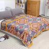 Manta de Cobertura Multiusos de Gasa de Algodón de Múltiples Capas para Thangka, Colcha de Verano Multiusos, Toalla de Baño, Toalla de Almohada, Manta de Cobertura Multiusos