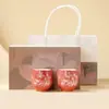 Par de Tazas de Té Pequeñas Huevo de Dragón de Cerámica Hecho en Fábrica Caja de Regalo Regalo de Cumpleaños Recuerdo de Boda Regalo para Otros