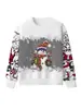 Otoño Invierno Dibujos Animados Navidad Moda Casual para Hombres y Mujeres Multiusos Cuello Redondo Transfronterizo Comercio Exterior Explosiones Transfronterizas