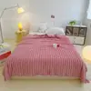 Manta personalizada transfronteriza de Amazon de pelo sintético de conejo grueso, manta de otoño e invierno, manta para el hogar, colcha para siesta, sábana, manta de forro polar