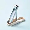 Cortador de Unhas Grande Cortador de Unhas Anti-Salpicos com Tampa Manicure Cortador de Unhas Importado do Japão Aço Inoxidável