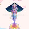 Weifang cometa de sirena al por mayor niños adultos caricatura tela triangular cometa brisa fácil de volar puesto juguetes fabricantes