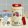 Nova caneca térmica e de conservação de frio, série pintura a óleo, um presente para meninos pequenos, portátil para uso ao ar livre, caneca de café moderna para estudantes