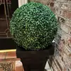 Venda Direta de Fábrica de Flores Artificiais, Plantas Verdes Artificiais de Plástico, Decorações de Teto para Casa, Painéis de Fundo para Casamento, Decorações de Janela, Bolas de Grama Milan