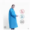 Impermeable Versión Engrosada para Adultos 140g Chaqueta Impermeable para Mujer Portátil Viaje al Aire Libre Blanco Poncho de Lluvia No Desechable Eva