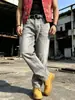 Comercio Exterior 2026 Tendencia de Verano para Hombre High Street Bloque de Color Gris Vintage Pantalones Largos de Moda Versátiles Jeans En Stock