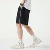 Shorts Respiráveis com Sensação de Gelo de Alta Qualidade da Marca Nasa para Homens e Casais, Calças de Cinco Pontos para Esportes e Lazer de Verão