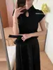Zhengqi Ropa Especial/Nuevo Estilo Chino Camiseta de Punto de Seda Helada con Botones y Cuello Alto de Manga Corta para Mujer, Camiseta Básica de Estilo Nacional para Verano