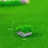 Jardinagem em miniatura, paisagismo com musgo, casa pequena, vila, modelo de castelo, acessórios decorativos DIY, miniaturas
