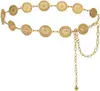 Corrente de Cintura da Moda Mais Vendida para Mulheres, Acessório Decorativo para Ternos e Vestidos, Cinto Fino Versátil Estilo Coreano de Metal Inspirado em Chanel