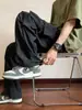 Pantalones Cargo Paracaídas Estilo Americano para Hombre, Diseño de Nicho, Pantalones de Seda Helada de Secado Rápido de Gama Alta, Pantalones Casuales Holgados para Exteriores