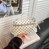 Bolso de Hombro Fresco con Lunares Estilo Coreano para Mujer Modelo Nuevo 2026 Bolso de Mano Simple Elegante Bolso Cruzado de Nicho
