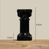 Candelabro de columna romana de resina nórdica, adorno de ángel, escultura para ventana, modelo de habitación, miniaccesorios de tiro, decoraciones suaves