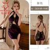 Ropa interior sexy 2024, nuevo uniforme cheongsam sin mangas, tentación, pasión, cama, vergüenza, coqueteo, pijamas