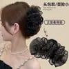 [Personalizado] Presilha de cabelo doce, nuvem fofa versátil cheia de diamantes, presilha de garra de bolha, presilha de tubarão acessório de cabelo para a nuca