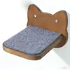 Marco de escalada para gatos de madera Nido para gatos montado en la pared Hábitat Combinación de pared Juguete de escalada para gatos Escaleras de pared Plataforma de salto para gatos
