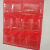 Bolsa Colgante de PVC para Pared Transparente Estéreo Bolsa Colgante de Almacenamiento de PVC Bolsa Colgante de Tarjeta de Plástico Estéreo