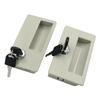 Manija de puerta con cerradura manija para archivador de hierro accesorios manija para archivador manija de plástico manija de acero para armario