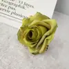 Venda Direta de Fábrica Cabeça de Rosa Cacheada Simulada Estilo Europeu Rosa de Canto Pequeno Suprimentos de Casamento Adereços de Fotografia