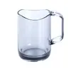 Vaso enjuague bucal simple para niños, vaso para cepillarse los dientes, vaso de agua transparente estilo ins, vaso para cepillo de dientes de pareja de estudiantes con asa