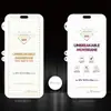 Adecuado para iPhone 18 Pro Max: Protector de pantalla de hidrogel invisible tipo diamante, película trasera de alta definición y película frontal mate para Apple 18 Pro