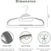 Perchas de Plástico, Perchas Especiales que No Dejan Marca para Cuellos Pequeños, Experto en Almacenamiento y Organización de Ropa para el Hogar y Dormitorio Perchas para Cuellos Pequeños