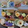 Chapéu de Palha Dia das Mães Kit de Materiais DIY Feito à Mão Chapéu Francês Floral Evento de Aquecimento Team Building Presente Feminino Chapéu de Sol