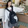 Nuevo modelo de comercio exterior mochila estilo japonés ins dulce y linda con alto atractivo estético, bolsa escolar temática de bosque para estudiantes de secundaria y preparatoria