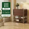 Armário de revistas com porta basculante estilo tronco de árvore Estante estilo japonês Estante com prateleiras Armário com gavetas Armário lateral para sala de estar Armário de armazenamento para entrada Armário de armazenamento nórdico