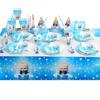 Set de Fiesta de Cumpleaños Temático Babyboss Baby Boss Transfronterizo Venta al por Mayor Vasos de Papel Desechables Platos de Papel Vajilla