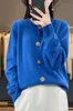 Suéter cárdigan de punto para mujer estilo coreano, nueva moda de otoño, abrigo corto holgado, versátil, casual, top adelgazante