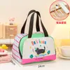 Bolsa Térmica para Marmita para Estudantes e Trabalhadores de Escritório, Bolsa de Almoço, Bolsa Térmica, Bolsa de Mão com Folha de Alumínio Espessa, Bolsa Térmica Fofa para Marmita