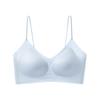 Base de Maquillaje Líquida Camisola de Cuello en V Chaleco de Belleza Integrado Fijo Inalámbrico Sujetador Push-Up para Soporte Lateral del Pecho