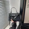 Estilo Coreano Lunares Bolso de Mano Pequeño Cuadrado Cruzado para Mujer para el Trabajo Popular Este Año 2026 PU Nueva Moda Exquisito