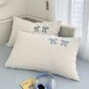 Popular Juego de Cama de Cuatro Piezas Bordado con Toalla de Algodón Lavado, Venta Directa del Fabricante, Venta al por Mayor, Compra en Grupo, Transmisión en Vivo, Dropshipping