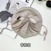 2026 Nueva Máscara Facial Completa de Satín con Protección Solar UV Facekini Estereoscópica 3D Soporte de Cartílago Máscara Transpirable