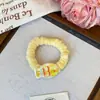 Linda Diadema de Pescado de Crema con Corazón Girly Banda para el Cabello de Tela Terciopelo Cuerda para el Cabello Simple Goma Elástica de Pescado Colorida Venta al por Mayor